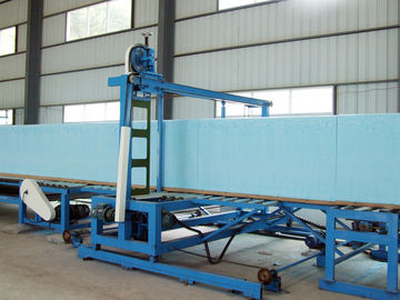 অনুভূমিক Polyurethane ব্লক স্পঞ্জ মেশিন CNC কাটিং ছুরি বেল্ট PLC নিয়ন্ত্রণ সঙ্গে